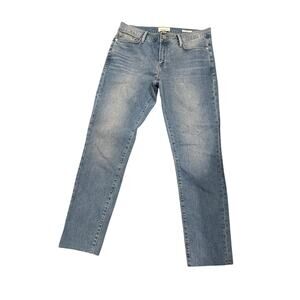 Frame Le Garcon Jeans 29 Waist Raw Hem Mid Rise
